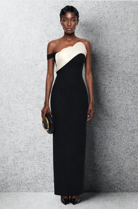 Vestido Noir Couture™ - Silueta ceñida y sofisticada