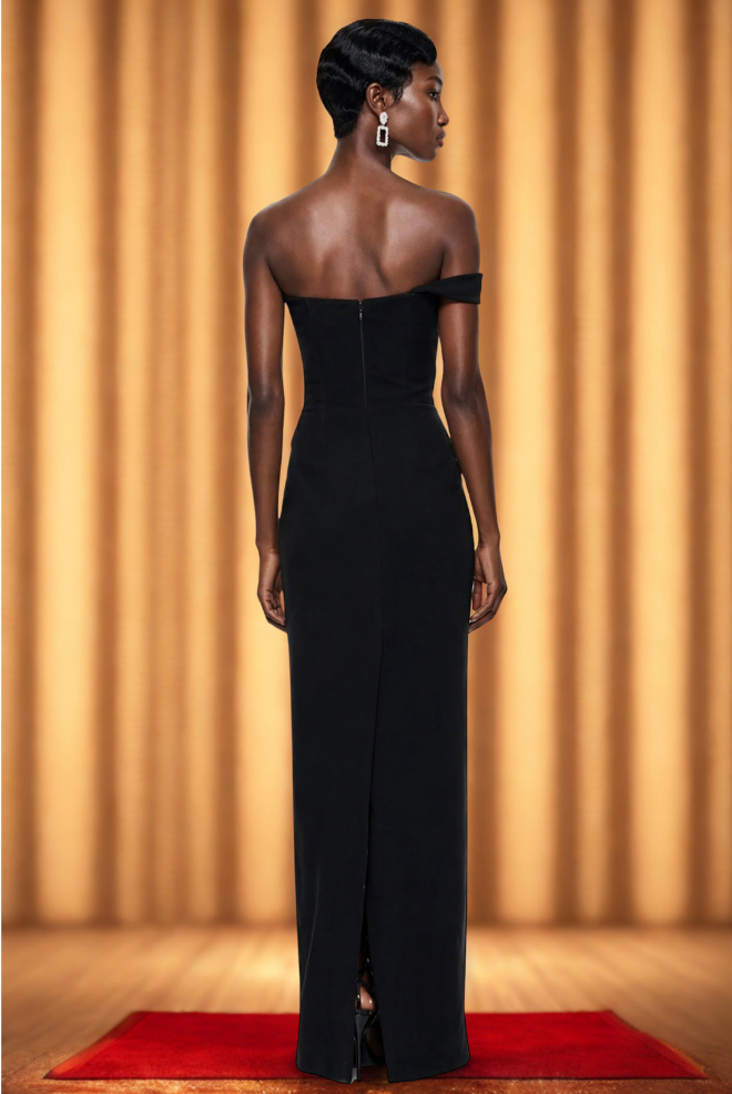 Vestido Noir Couture™ - Silueta ceñida y sofisticada