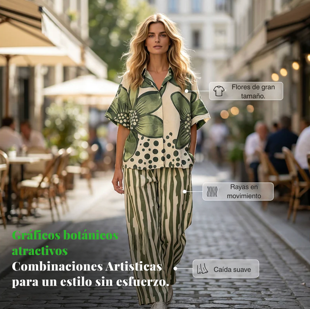 Conjunto Breeze Botanical™ - Tejido premium transpirable