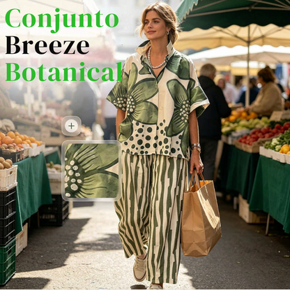 Conjunto Breeze Botanical™ - Tejido premium transpirable