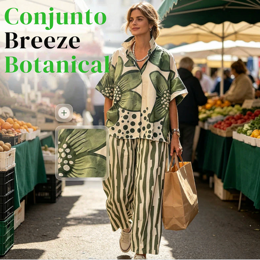 Conjunto Breeze Botanical™ - Tejido premium transpirable