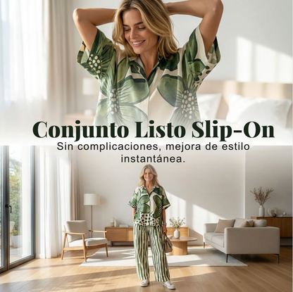 Conjunto Breeze Botanical™ - Tejido premium transpirable