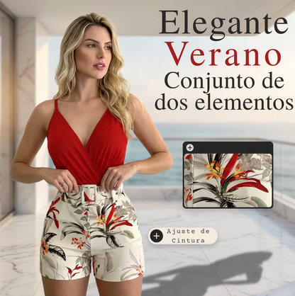 Conjunto Tropical Aura™ – Frescura Elegante para un Verano Inolvidable
