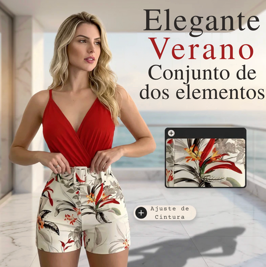 Conjunto Tropical Aura™ – Frescura Elegante para un Verano Inolvidable