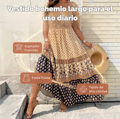 Vestido Bohemia Serena™ – Comodidad, Frescura y Elegancia Natural