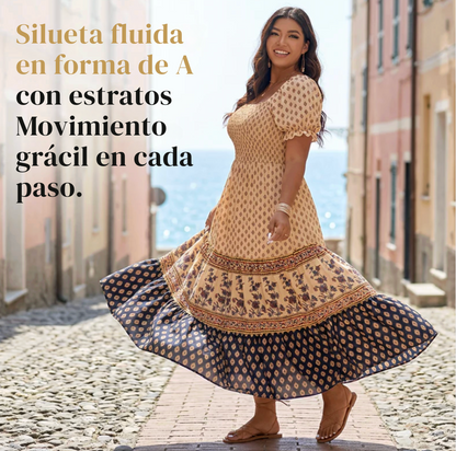 Vestido Bohemia Serena™ – Comodidad, Frescura y Elegancia Natural