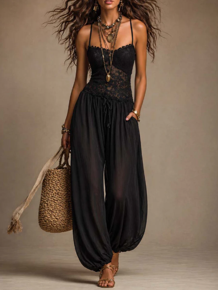 Mono Boho Lace™ - Sensualidad y elegancia con un encanto bohemio irresistible.