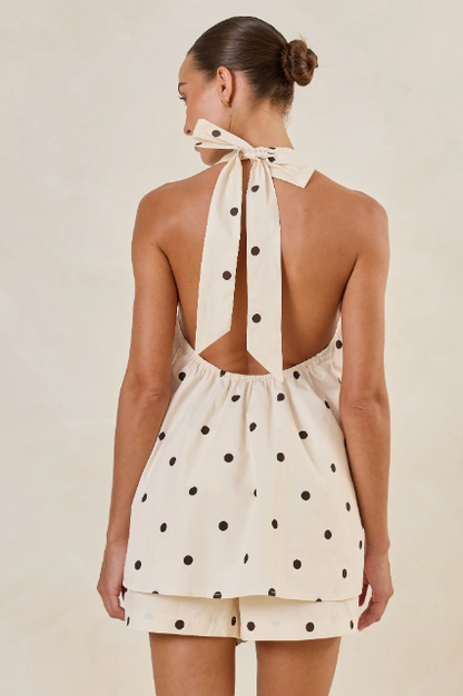 Conjunto Polka Chic™ - Frescura y sofisticación con un encanto moderno y femenino.