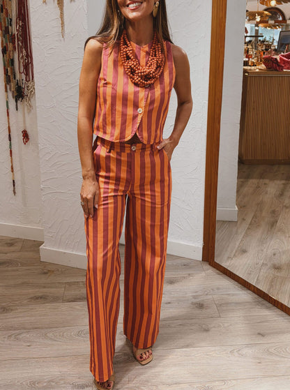 Conjunto Sunset Riviera™ – Sofisticación y Color para Destacar con Elegancia