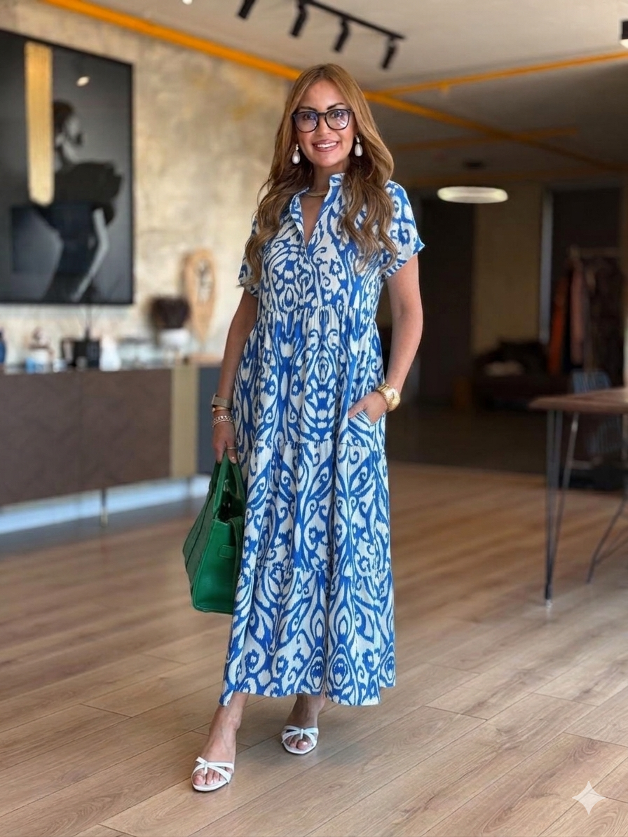 Vestido Joselyn - Se ajusta suavemente en la cintura