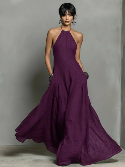 Vestido Noir Flow™ - Elegancia y movimiento con un estilo sofisticado y cautivador.