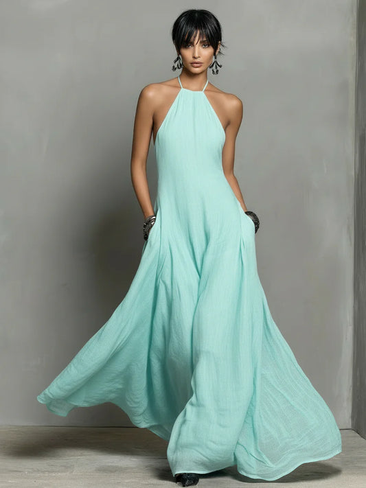 Vestido Noir Flow™ - Elegancia y movimiento con un estilo sofisticado y cautivador.