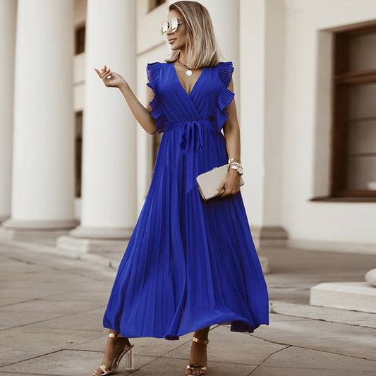 Vestido V-Neck Grace™ – Fluidez, Estilo y Confort en cada Paso