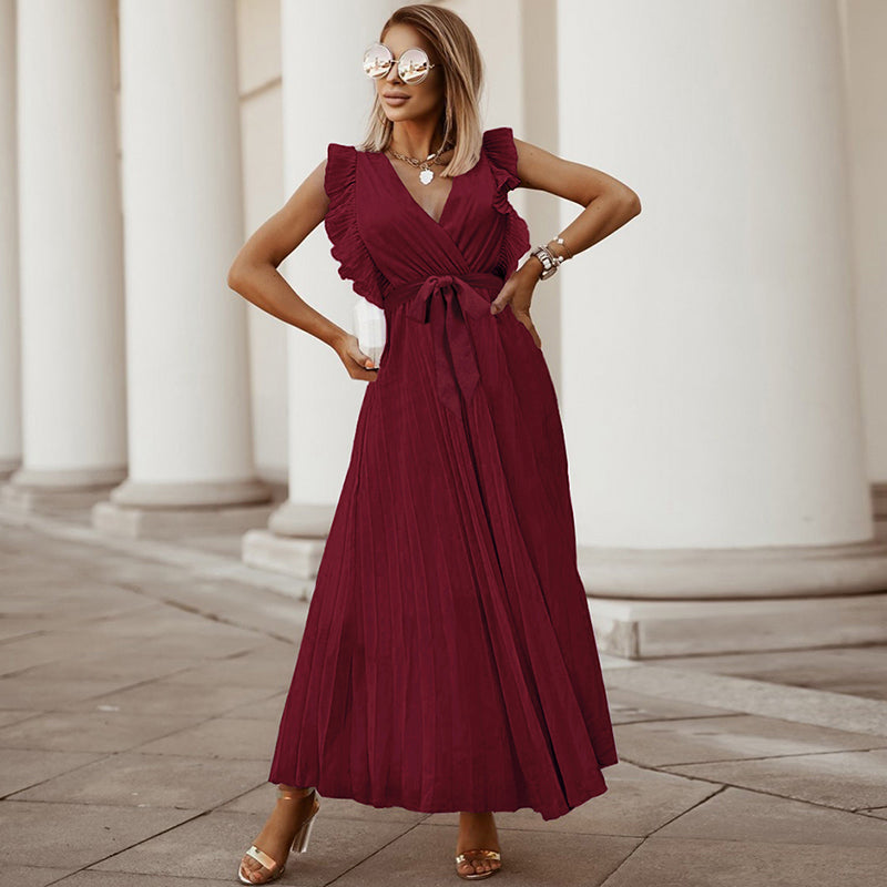 Vestido V-Neck Grace™ – Fluidez, Estilo y Confort en cada Paso
