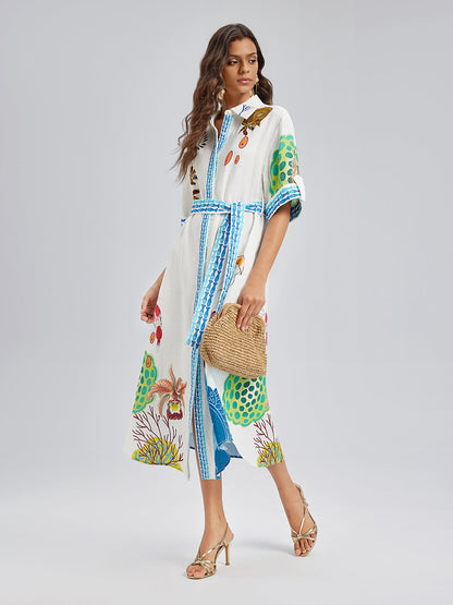 Vestido Kimono - Silueta relajada y favorecedora