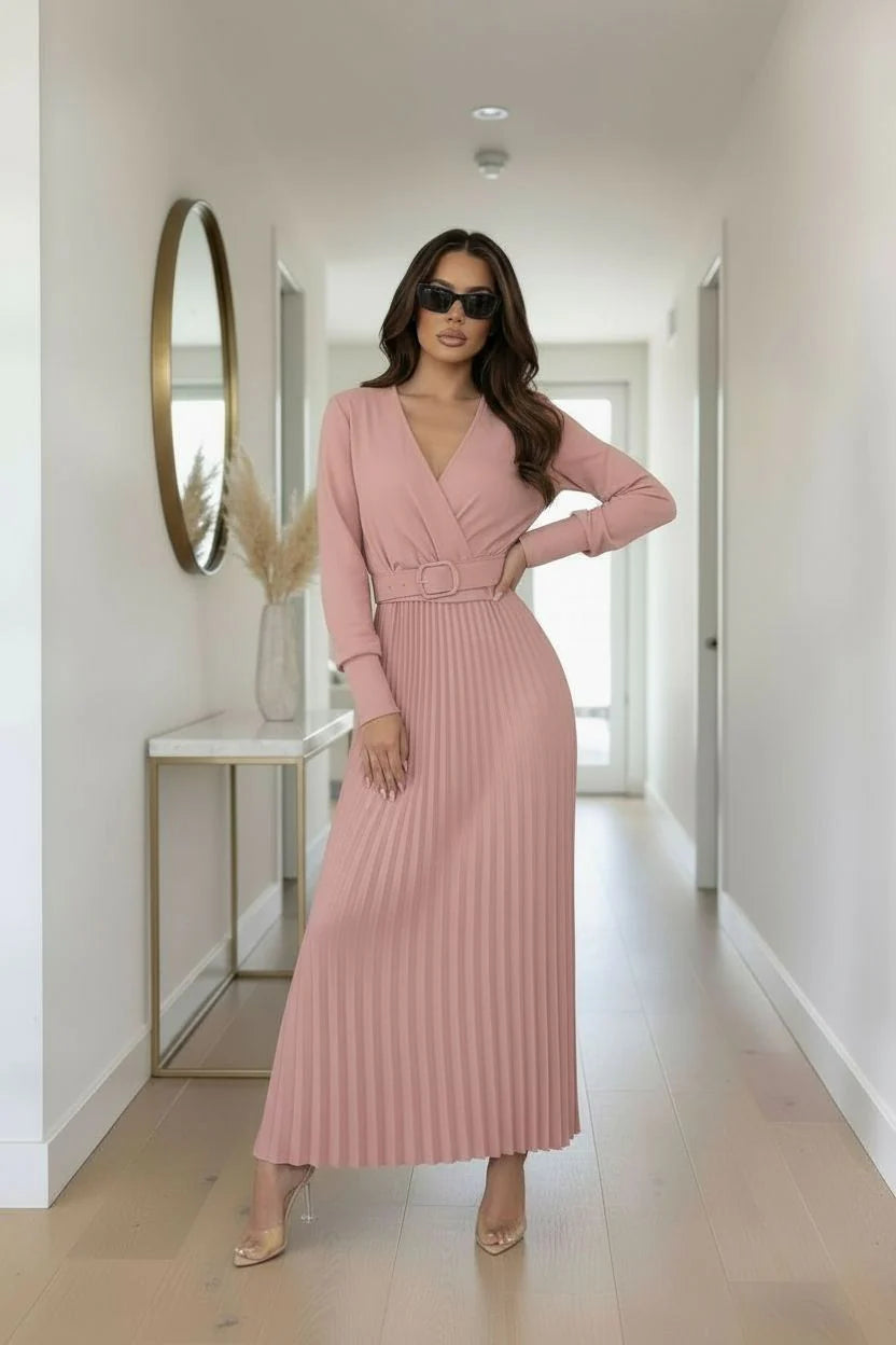 Vestido Plissé Élégance™ - Sofisticación y feminidad para ocasiones inolvidables.