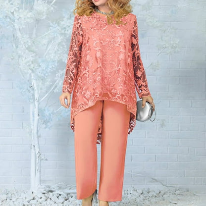 Conjunto Lace Night Élégance™ - Realza la silueta con una caída fluida y elegante.