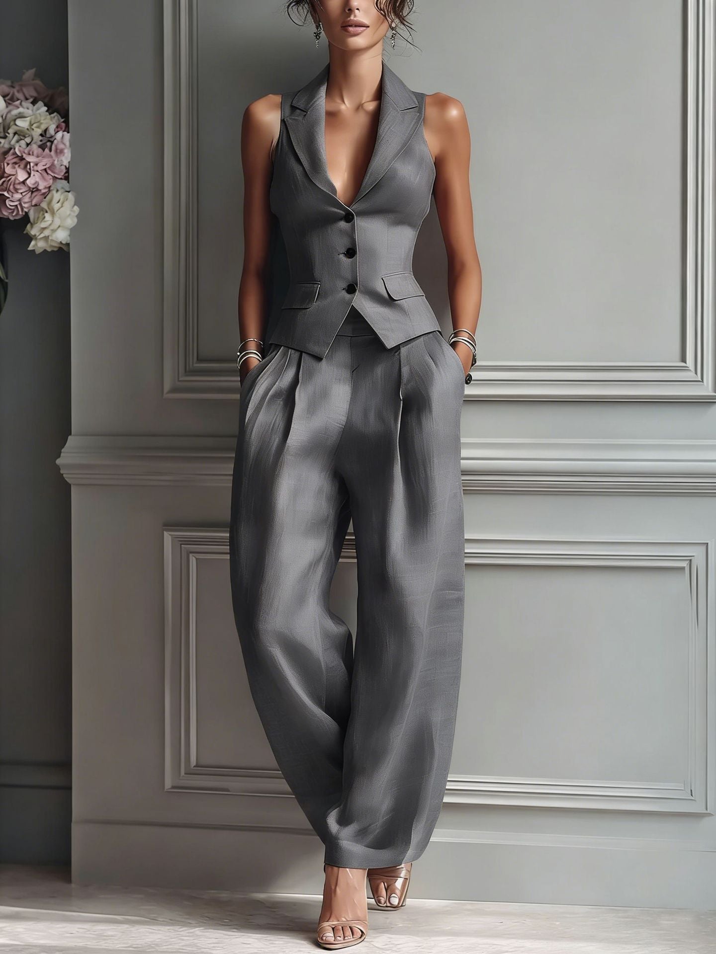 Conjunto Bella V™ – Elegancia Natural para Cada Momento