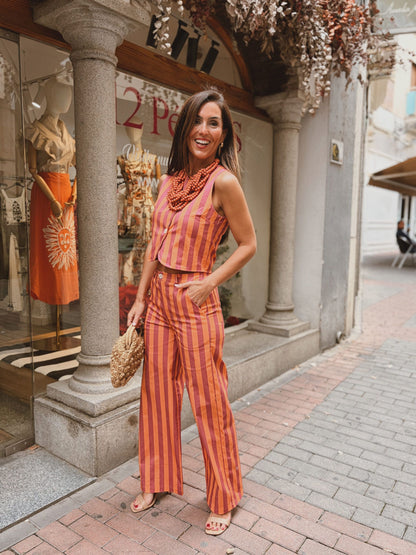 Conjunto Sunset Riviera™ – Sofisticación y Color para Destacar con Elegancia