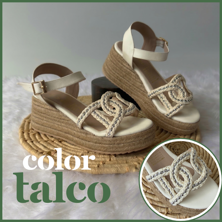 Sandalias Con Plataforma Confort Yute Mora™ -  Estiliza Tu Silueta