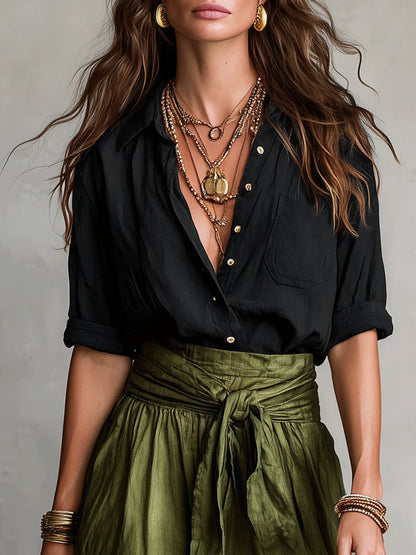 Conjunto Boho Satin™ -  Favorece a todas las figuras.