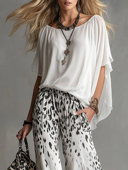 Conjunto Safari Chic™ – Elegancia Relajada con un Toque Salvaje