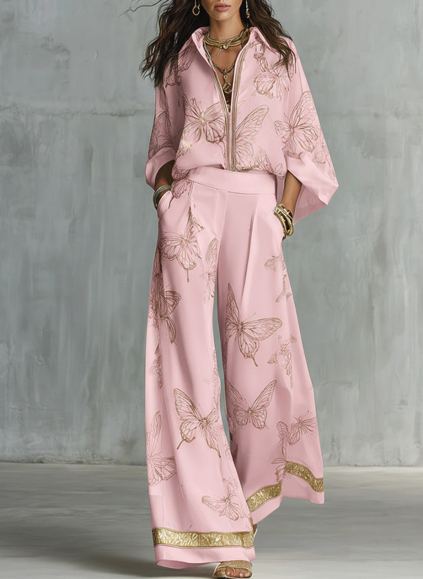 Conjunto Mariposa Dorée™ – Elegancia Atemporal con un Toque de Distinción