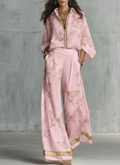 Conjunto Mariposa Dorée™ – Elegancia Atemporal con un Toque de Distinción