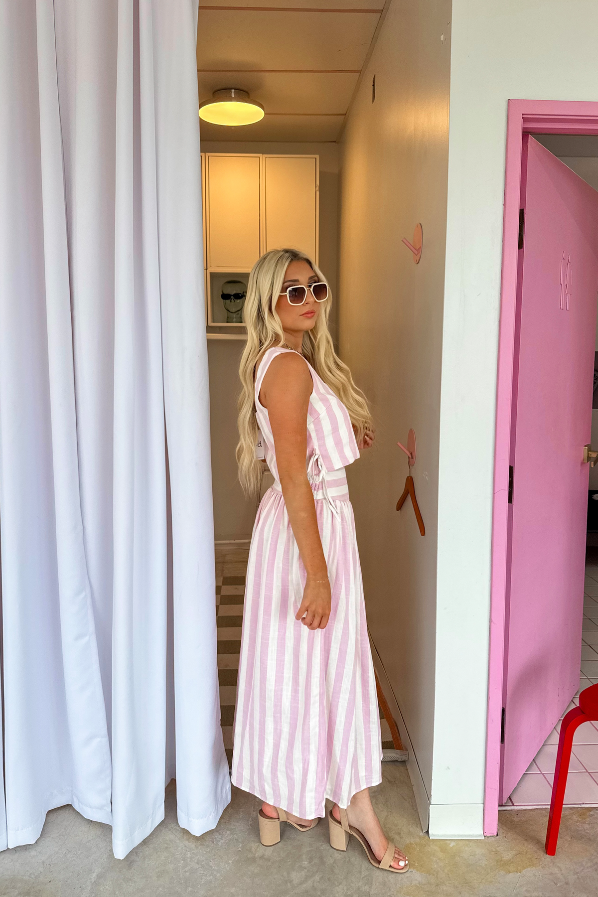 Conjunto Riviera Rosa™ – Frescura, Feminidad y Elegancia para los Días Soleados