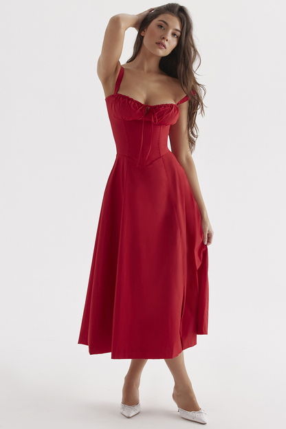 Poppy Midi Dress™ – Feminidad Fresca y Encanto Romántico