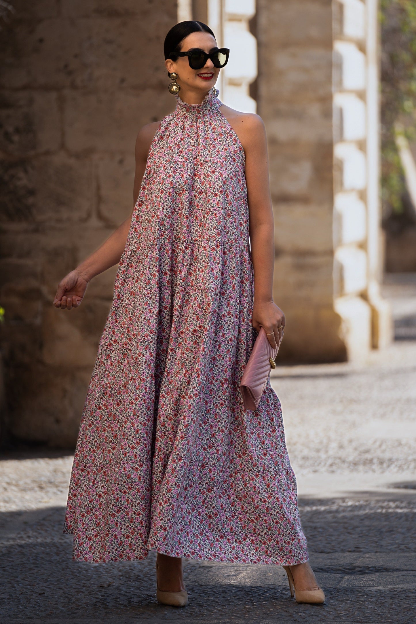 Vestido Flowers Bow™ - Realza la figura con una caída suave y natural