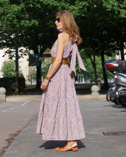 Vestido Flowers Bow™ - Realza la figura con una caída suave y natural