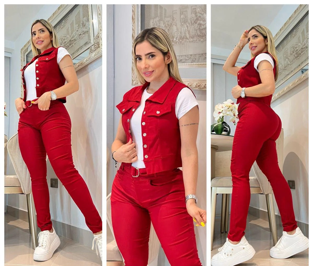 Conjunto Élite 4 Piezas™ – Elegancia, Versatilidad y Estilo en un Solo Look