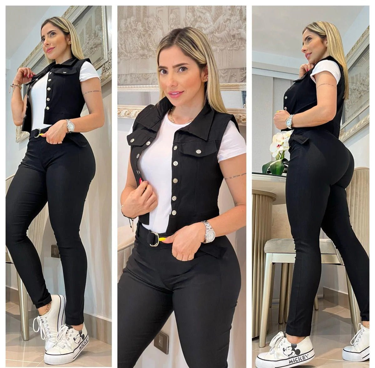 Conjunto Élite 4 Piezas™ – Elegancia, Versatilidad y Estilo en un Solo Look