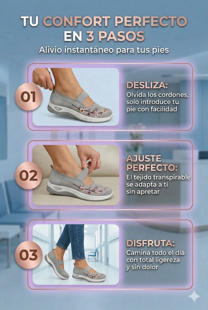 Zapatos Sakura Slip-On™ - Favorece el soporte y la estabilidad de cualquier pie