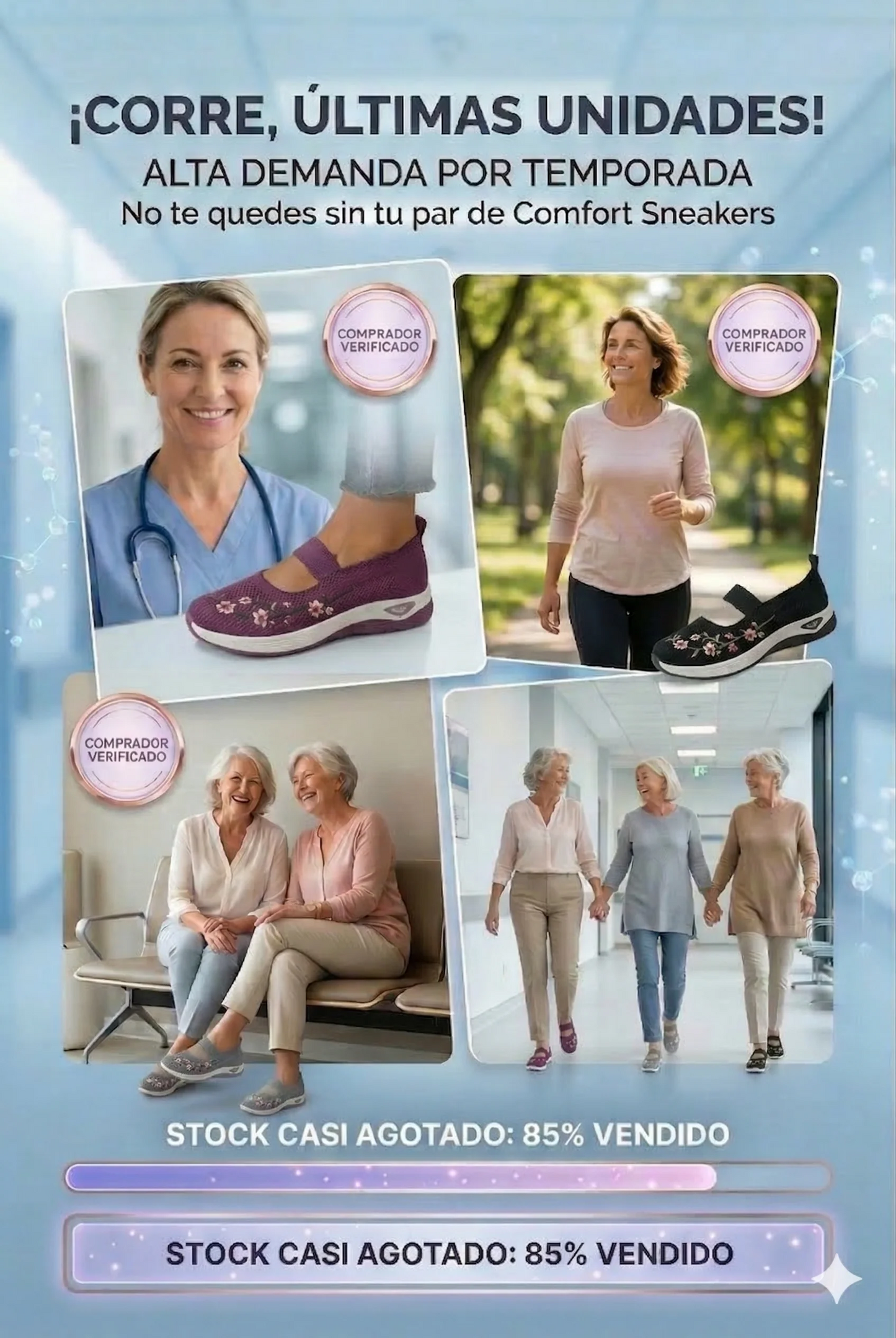 Zapatos Sakura Slip-On™ - Favorece el soporte y la estabilidad de cualquier pie