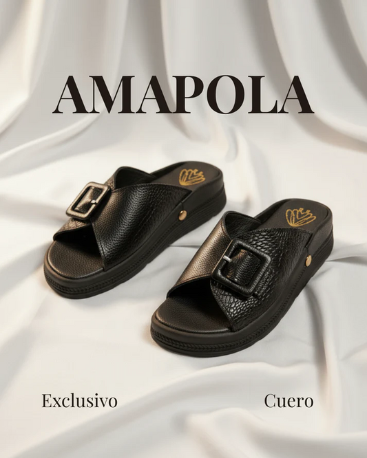 Sandalias Amapola™ - Cuentan con una plantilla ortopédica que cuida cada paso