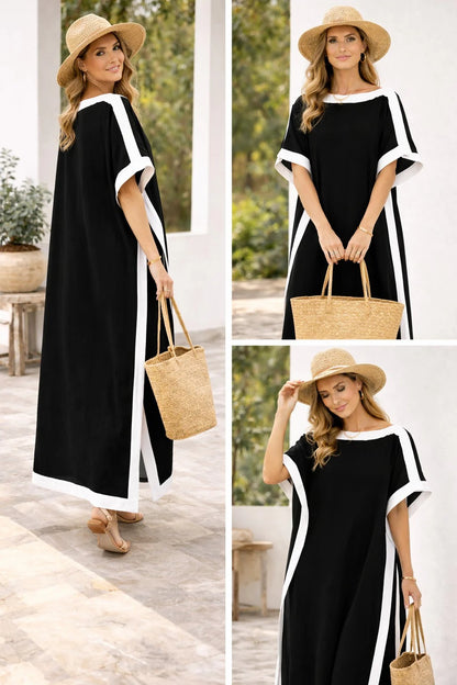 Vestido Diza — Elegancia natural con caída perfecta