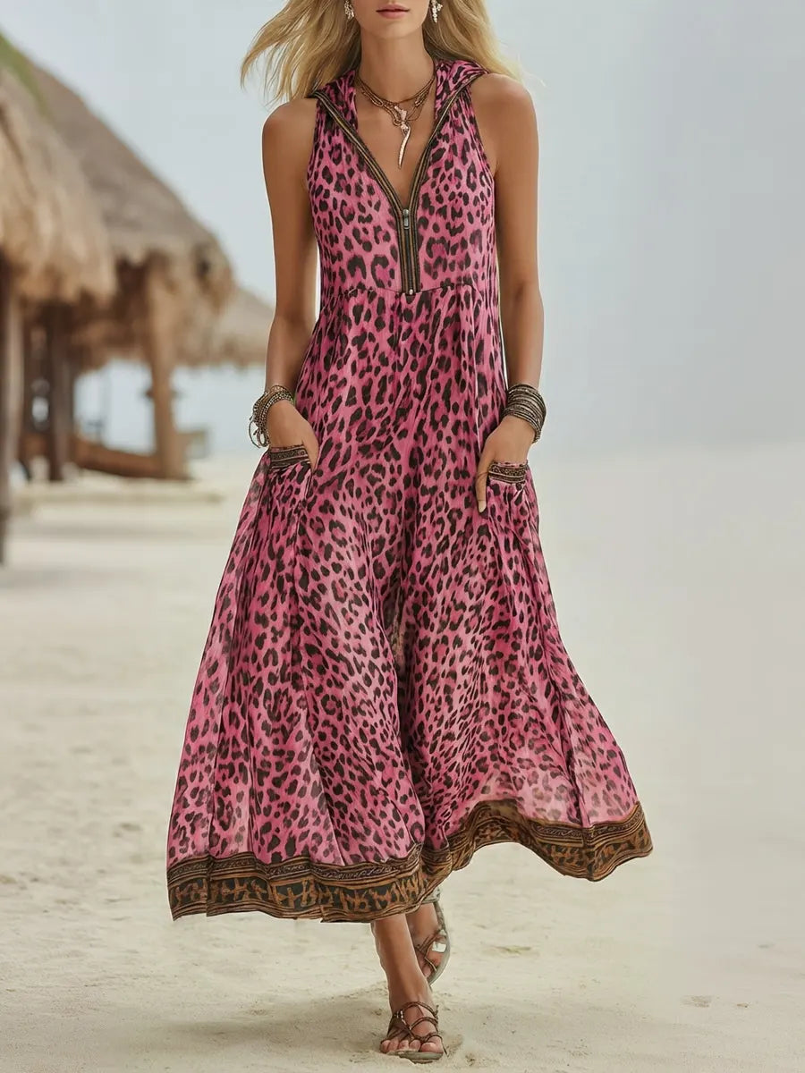 Vestido Savannah - Caída fluida que estiliza la figura