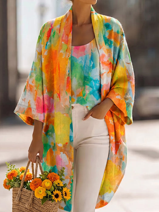 Conjunto Acuarela Bohemia™ – Arte, Frescura y Elegancia Natural