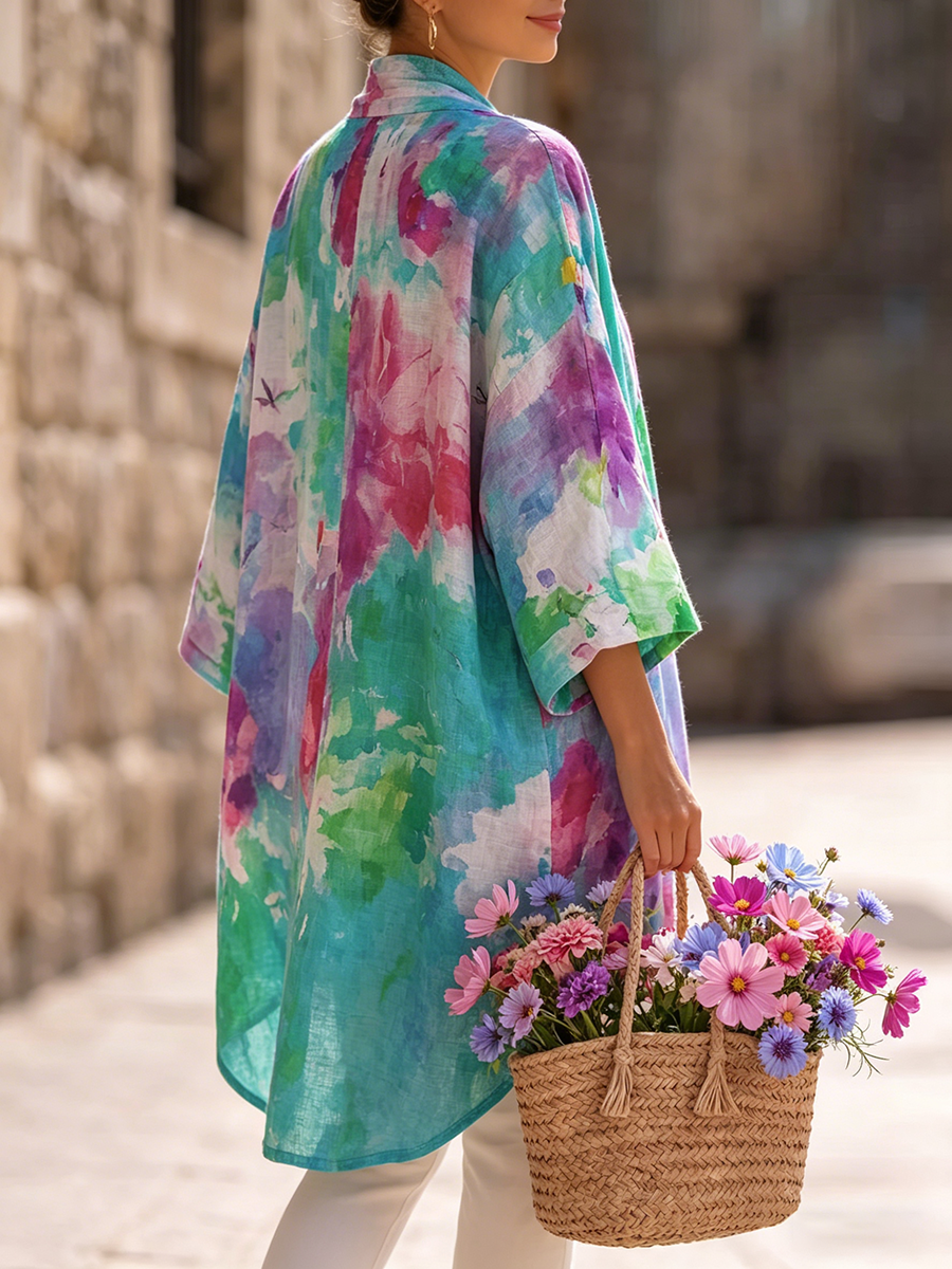Conjunto Acuarela Bohemia™ – Arte, Frescura y Elegancia Natural