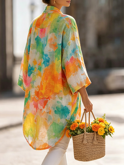 Conjunto Acuarela Bohemia™ – Arte, Frescura y Elegancia Natural