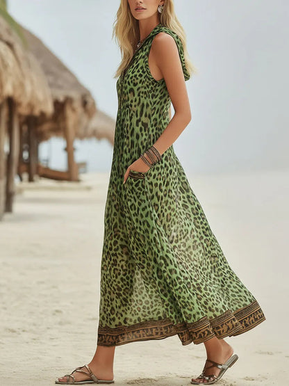 Vestido Savannah - Caída fluida que estiliza la figura