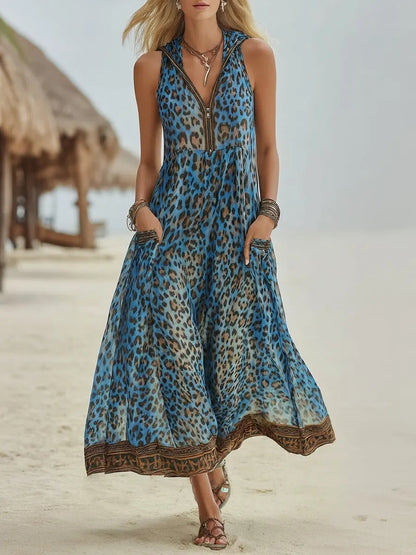 Vestido Savannah - Caída fluida que estiliza la figura