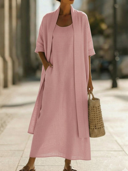 Conjunto Minimalista de Lino y Algodón — Comodidad elegante para cada día