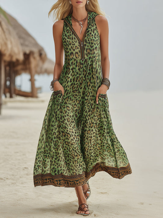 Vestido Savannah - Caída fluida que estiliza la figura