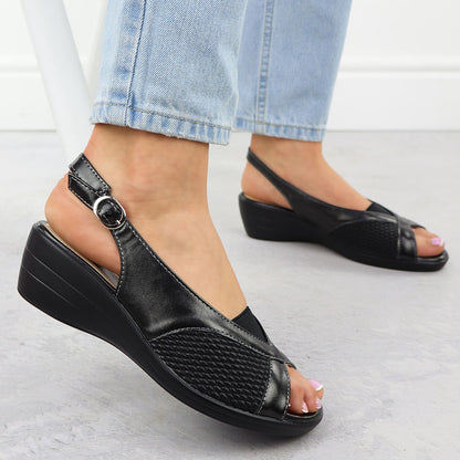 Sandalias de Cuña ComfortStep™ - Eleva tu estilo, relaja tus pies