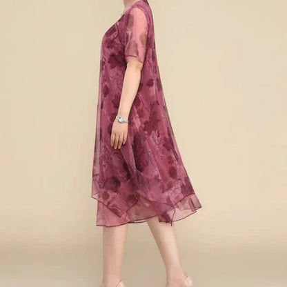 Vestido Floral Eterna™ - Ligereza y elegancia para realzar tu belleza.