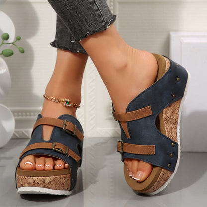 Sandalias Andrea -  Plataforma cómoda y estable