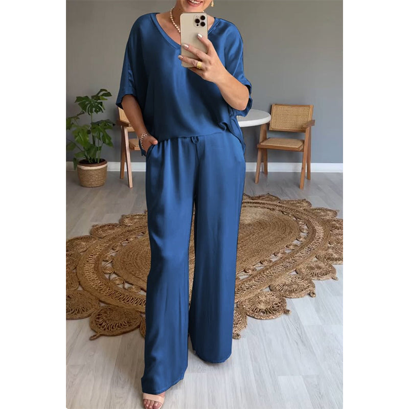Conjunto Antonia - Corte holgado con cintura elástica adaptable